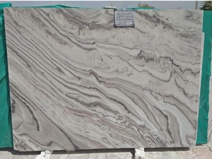 แผ่นหินอ่อนบรูโนไวท์คุณภาพพรีเมียม สีน้ำตาลแฟนตาซีธรรมชาติ สำหรับห้องครัวสไตล์โมเดิร์นในวิลล่า ใช้ภายในอาคาร - Product Image 2