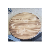 Umwelt freundlicher Acacia Wood Lazy Susan Glas gewürz regal Display Plattenspieler mit kleiner runder Plattenspieler form und heißem Verkaufs produkt