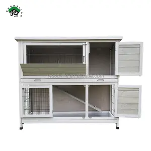 Brand New Large Cage Wooden Luxury Rabbit Hutch Folding House for small animals