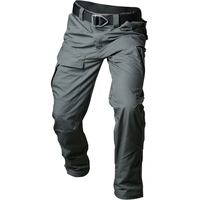 Nouveauté 2024 – Pantalon Cargo Décontracté Homme Léger et Respirant en Coton 100% avec Poches, Taille Mi-Haute, Coupe Droite de Haute Qualité