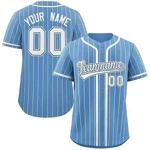 Camiseta de Béisbol Personalizada con Correa, Coser Tu Nombre y Número, Secado Rápido, Servicio OEM Frontal, Conjuntos para Hombre, Interior/Exterior - Product Image 1