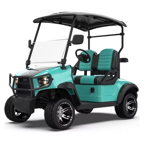 Carrito de golf elevado de 2 plazas avanzado en venta, vehículo eficiente con batería, ideal para hoteles, comunidades y eventos. - Product Image 4