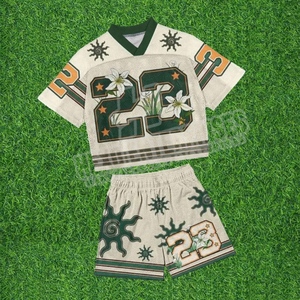 Diseña tu propio uniforme de fútbol al por mayor conjunto de uniformes de fútbol con logotipo impreso personalizado uniforme de equipo - Product Image 3