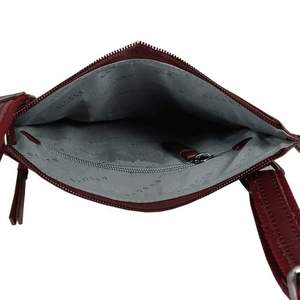 Sac à bandoulière en cuir lisse bordeaux de qualité supérieure Style vintage Fournisseur indien du fabricant Saman Exports - Product Image 2