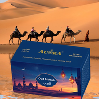 Fait à la main luxueux Dubai Bakhoor naturel Oud bois d'agar encens 20 + parfums maison chambre désodorisant avec étiquette personnalisée prix d'usine