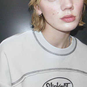 Wholesale Custom High Quality Solid Color 100% Cotton Oversized <b>Crewneck</b> Women Sweatshirt - Product Image 5