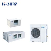 Unité de Traitement d'Air Frais Industrielle 90kW-140kW, Système CVC à Conduits à Haute Pression Statique pour Usine, Aéroport, Entrepôt