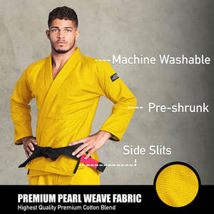 ชุดยูโดบราซิลเลียนยิวยิตสู (บีเจเจ) สำหรับทุกเพศ ผลิตจากผ้าฝ้าย 100% น้ำหนักเบา ยืดหยุ่น ระบายอากาศได้ดี ทนทาน ไม่ขาดง่าย - Product Image 2