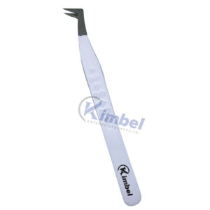 Volume russe professionnel L Type pince à épiler personnalisée pince à épiler Extension de cils à pointe en fibre - Product Image 1