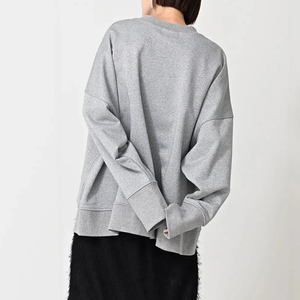 เสื้อสเวตเชิ้ตผู้หญิงคุณภาพสูง สำหรับออกกำลังกายกลางแจ้ง แขนยาว คอกลม ทรงโอเวอร์ไซส์ กำลังเป็นที่นิยม - Product Image 5