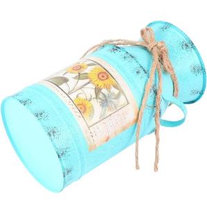 Maceta de hierro de Navidad de Metal de diseño único, maceta de Interior para decoración del hogar y decoración de jardín, diseño único de Navidad de Metal - Product Image 3