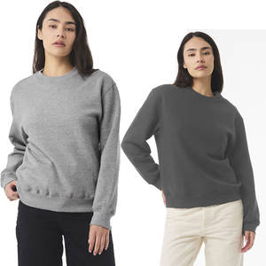 Sweat-shirt classique unisexe à col rond 100% coton, imperméable pour l'hiver, Bella + Canvas & Tultex pour impression DTG - Product Image 1