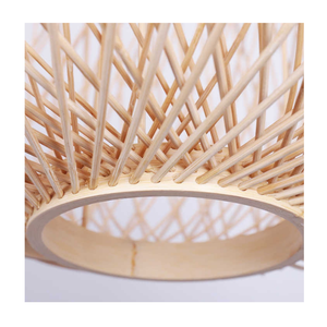 Suspension en bambou faite à la main écologique en gros Éclairage naturel léger et durable Minimaliste Intérieur de la maison Vietnam - Product Image 5