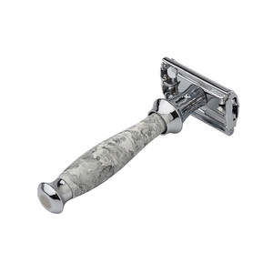 Navaja de Afeitar de Acero Inoxidable de Bajo Precio, Navaja de Afeitar de Seguridad para Barbería, para Hombres |   Navaja de Barbero de Acero de Damasco de un Solo Filo - Product Image 3