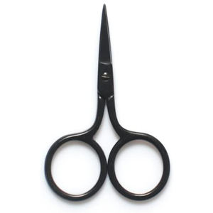 Couleur noire enduit en acier inoxydable Mini dame ciseaux ciseaux à broder 2.5 "ciseaux personnalisés bricolage aiguille cisailles de travail Tijeras - Product Image 1