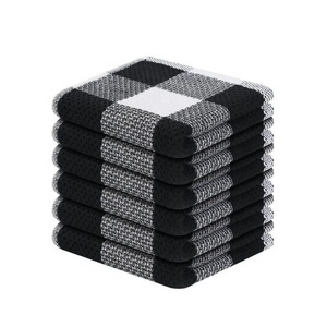 2024 énorme vente de haute qualité personnalisé brodé Logo doux écologique 100% pur coton mélange Golf cuisine ensembles de serviettes - Product Image 1