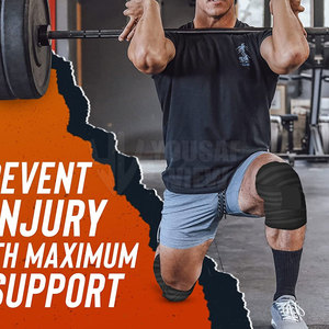 Meilleure qualité, logo personnalisé, bandage de compression pour le genou, top ventes, bandage pour l'haltérophilie - Product Image 3