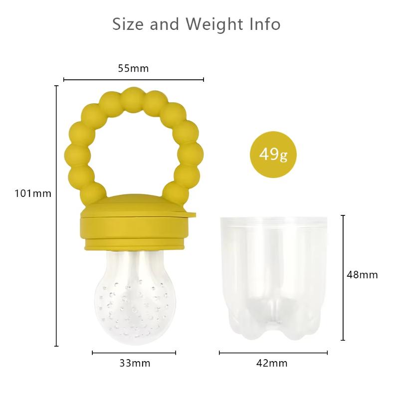 Newborn Feeder Kits Infant Food Dispensing Spoon With Cover Fruit Pacifier BPA Free Baby Fruit Feeder
