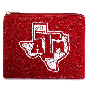 Porte-monnaie perlé coloré fait à la main pour adolescents portefeuille en tissu personnalisé avec fermeture à glissière pour enfants pochette en gros d'argent de poche - Product Image 3