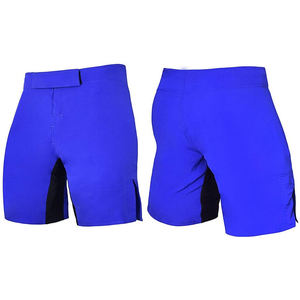 Pantalones Cortos de MMA para Hombre de Alta Calidad, Color Azul, Secado Rápido, Elásticos, Transpirables, Hechos de Poliéster para el Desperdicio - Product Image 5
