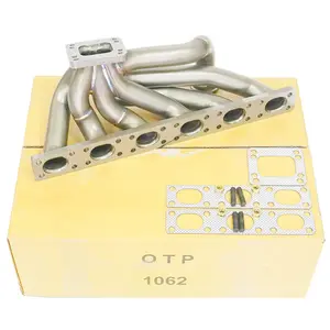 OTP Exhaust Pipe Manifold For BM* E30 E34 24V M50/M52/S50/S52 Engine T3T4 Tur bo Manifold High Performance SUS304