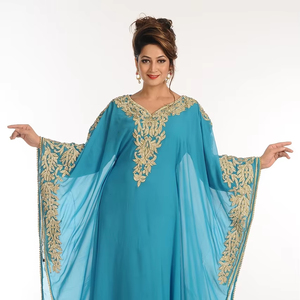 Phirozy Georgette <b>Kaftan</b> With Zari Work - Product Image 1