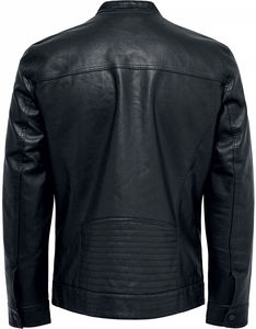 Fur Turn Down Collar Belt Decoration <b>Black</b> <b>Real</b> Leather Jacket with Sleeves and Down Fur top quality <b>Men's</b> Leather Jackets - Product Image 5