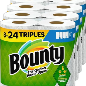 <b>Bounty</b> Quick Size White Eco-Friendly 1 Ply Multifold <b>Kitchen</b> Paper Towels 16 Family <b>Rolls</b> = 40 Disposable <b>Rolls</b> - Product Image 3
