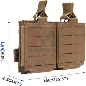 Pochette magnétique tactique personnalisée Accessoires de paintball Attachement MOLLE multi-usage Matériau de haute qualité Usine directe OEM - Product Image 2