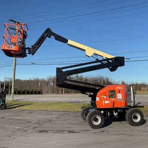 Nacelle élévatrice tractable 450AJ essence/diesel, plateforme élévatrice pour personnel 14,2 m, charge utile 300 kg, table en acier 2300x1800 mm - Product Image 6