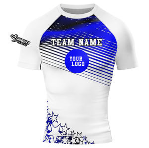 เสื้อรัดรูปแขนสั้นป้องกันการพิมพ์ซับลิเมชันออกแบบได้ตามต้องการ - Product Image 6