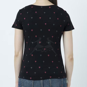 Camisetas ligeras con estampado de logotipo personalizado para mujer, camisetas cómodas para mujer para ropa informal - Product Image 2