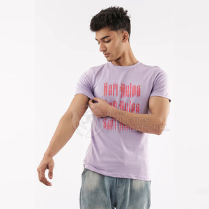T-shirt de qualité supérieure pour hommes Coupe classique avec broderie ou impression de logo personnalisé T-shirt pour hommes personnalisé - Product Image 4