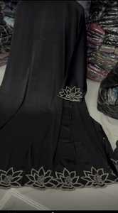 ชุดอาบายะห์สตรีแบบดั้งเดิม เรียบหรู สไตล์ดูไบ ปักมือ ฉลุลาย ระบายอากาศได้ดี เสื้อผ้าสำหรับโอกาสพิเศษ งานฝีมือประณีต - Product Image 2