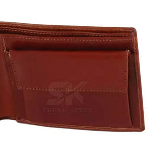 Cartera Trifold de Cuero PU de un Solo Color, Diseño Nuevo, Tamaño Personalizado, Venta al por Mayor de Fábrica - Product Image 5