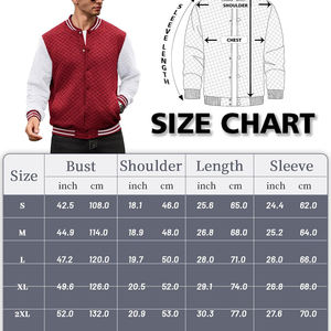 Veste universitaire Letterman de baseball à logo personnalisé pour hommes Fabricants de vêtements Veste d'hiver de baseball personnalisée Veste Letterman personnalisée - Product Image 6