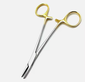 Portaagujas Quirúrgico de Acero Inoxidable, Pinzas de Sutura Ortopédicas Veterinarias Médicas, Herramienta Reutilizable - Product Image 6