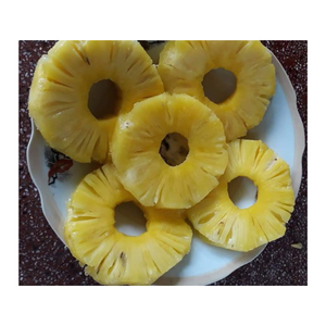 Morceaux d'ananas doux en conserve au sirop de fruits en conserve jaunes Type de coupe étamée mèches emballées dans du métal peut en vrac approvisionnement OEM - Product Image 2