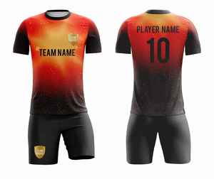 Uniformes d'équipe de football personnalisés |   Maillots de football numériques OEM 2026 |   Tenues à manches courtes respirantes, légères et ajustées - Product Image 1