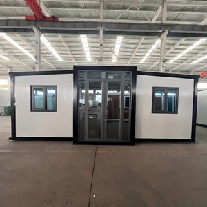 La casa contenedor extendida de ala doble de 2 dormitorios de 20 pies de Venta caliente se puede utilizar como dormitorio u oficina de un trabajador - Product Image 2