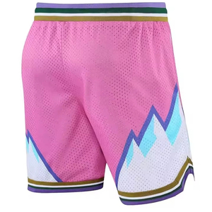 Personalizable de secado rápido transpirable 100% algodón pantalones cortos de baloncesto totalmente sublimación más tamaño OEM servicio conjuntos - Product Image 3