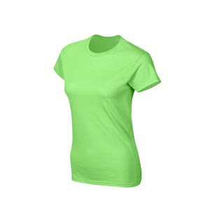 Camiseta de Mujer de Manga Corta 100% Algodón, Venta al Por Mayor 2026, Nueva Moda, Alta Calidad, Transpirable para Verano - Product Image 1