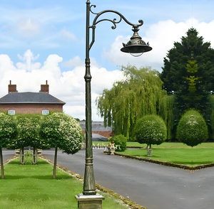 <span class=keywords><strong>Lampadaire</strong></span> de jardin en <span class=keywords><strong>fer</strong></span> <span class=keywords><strong>forgé</strong></span> antique, lampe rétro en fonte pour la décoration de la cour et des allées, vente en gros directe d'usine - Product Image 1