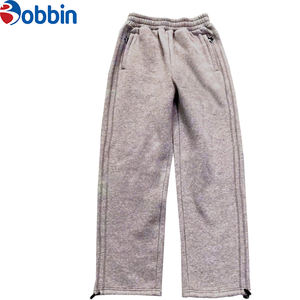 Pantalon de jogging d'hiver personnalisé pour homme, haute qualité, décontracté, avec logo, streetwear d'extérieur, doublure polaire foncée - Product Image 5