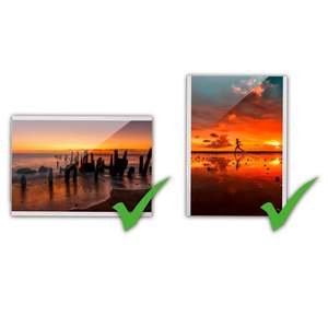 Set of 5 Customizable Magnetic Photo <b>Pockets</b> 10 X 15 cm Medium Size Blank Design for Fridge Use - Product Image 6