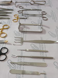 Ensemble d'instruments de chirurgie de lifting du visage 21 pièces Acier inoxydable allemand de haute qualité Certifié CE Kit de lifting du visage Rhytidectomie avec boîte gratuite - Product Image 5