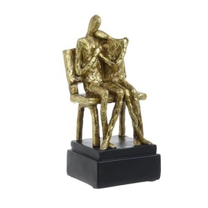Escultura de aluminio fundido hecha a mano que refleja el flujo orgánico, la profundidad cultural y la elegancia artística moderna duradera. - Product Image 2