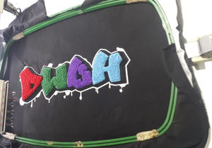 T-shirt personnalisé à manches courtes brodé en maille de coton doux respirant impression broderie T-shirt hommes décontracté Streetwear impression surdimensionnée - Product Image 3