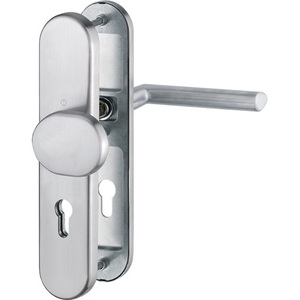 Ensemble de protection incendie Amsterdam FS-E86G/3331/3310/1400F en acier inoxydable F69 D/K pour porte de 42-47 mm d'épaisseur, cheminées DIN arrondies PZ - Product Image 1