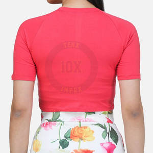 เสื้อครอปสตรีทำจากผ้าฝ้าย - Product Image 3